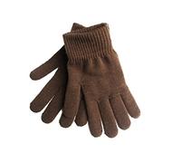 Mellons Winter Magic Gloves Warm Strecty Knit Gloves For Men Women, Coffee, One Size