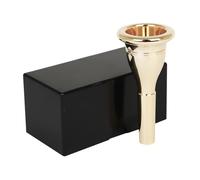 Mellophone Mouthpiece, Baritone Mouthpiece, 7C Tuba Player Replacement, Shawken No. 7 Large Trumpet Mouthpiece, Brass Gold-plated Mouthpiece, CNC One-piece Molding, 13.3mm Trumpet Mouthpiece