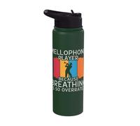 Mellophone Player Because Breathing is So Overrated Stainless Steel Insulated Water Bottle