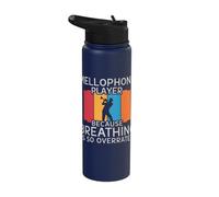 Mellophone Player Because Breathing is So Overrated Stainless Steel Insulated Water Bottle