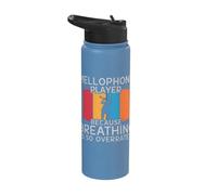 Mellophone Player Because Breathing is So Overrated Stainless Steel Insulated Water Bottle