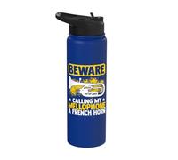 Mellophone Player Beware Calling it French Horn Mellophone Stainless Steel Insulated Water Bottle