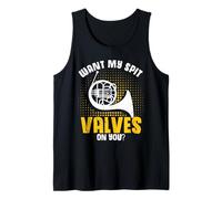 Mellophonist Spit Valve on You Marching Band Mellophone Tank Top