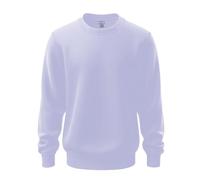 Mellor Design Mens Womens Sweatshirts Pullover Thermal Plain Top Workwear Casual Crewneck Jumper Sweater Sports Leisure Fleece White