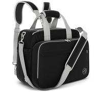 Mellories 4 in 1 Convertible Diaper Bag Tote For Baby Boys and Girls - Converts Into Diaper Backpack, Baby Tote Bag, Stroller Bag and Crossbody Diaper Bag - Black Baby Travel Bag - Gift for Mom