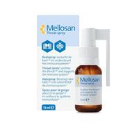 Mellosan Throat Spray 15ml - Natural Sore Throat Relief with Honey, Thyme & Camomile - Ideal for Singers, Teachers & Speakers - Soothes Tickly and Irritated Throats