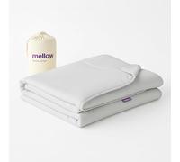 Mellow Cloud Cold Cooling Comforter for Hot Sleepers - Dual-Sided Arctic Silk & CloudKnit, Lightweight Summer Quilt, Built-in Duvet, Machine Washable (Grey, Full/Queen (90"x90"))