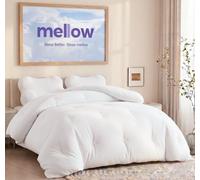 Mellow MarshMellow Full/Queen Size Double Filled Down Alternative Comforter - All Season, Oeko-TEX Class I Fabric, Square Stitch, Machine Washable