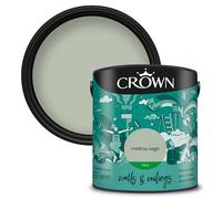 (Mellow Sage) Crown Silk Paint Emulsion Walls & Ceilings 2.5L