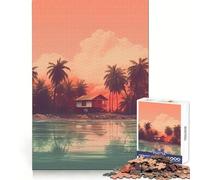Mellow Tropical Travels 1000 Adult Pieces Jigsaw Puzzle Enjoyable Game Nice Thick Family Enjoyable Art Piece (50x75cm)
