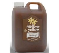 Mellow Yellow Balsamic Vinegar Dressing 2L - British Cold-Pressed Rapeseed Oil Vinaigrette with Apple Balsamic, Garlic & Basil - Vegan, Gluten-Free, Dairy-Free - Catering Size