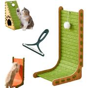 Mellowkin Cat Scratcher, 90° L Shape Scratch Pad Wall Mounted, 3D Felt Material, Scratch-Resistant And No Chipping, Cat Boredom Busters, Prevent Scratching Furniture (A-3, 30CM)