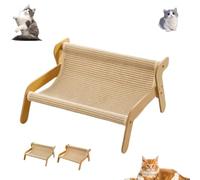 Mellowkin Cat Scratcher Couch, The Claw Lounge for Cats, for Indoor Cats Lounge Chair Cat Scratch Pet Seat and Lounger Hammock for Scratching Pad, for Healthy Scratching (small A)