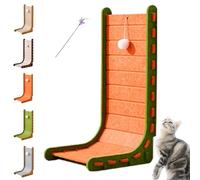 Mellowkin Cat Scratcher, Triangular Vertical Integrated Scratching Board, Wear-Resistant and Non-Shedding Felt Cat Scratchers for Indoor Cats Prevents Furniture Damage (G)