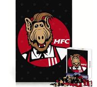 Melmac Fried Cat ALF for Adults 1000 Piece Jigsaw Puzzle Sharp Mind Creative Fun Family Pastime Art Display (50x75cm)
