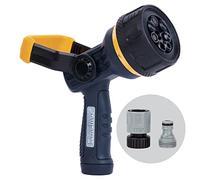 Melnor 65157AMZ Torrent w/Product Adaptor Nozzle Bundle, Black, Yellow, Multi-Pattern