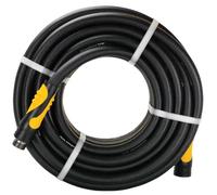 Melnor 88050AMZ XT Fusion Garden Hose 5/8" x 50ft-Durable-Lightweight-Kink-Resistant-Polyfusion Tech-Black/Orange