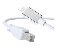 MeloAudio Lightning to MIDI Cable USB 2.0 Cable Lightning to Type B OTG Cable High Speed Cord Interconnections Converter MIDI Keyboard, Audio Interface, USB Microphone, 5FT