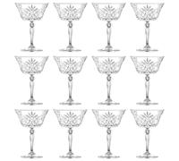 Melodia Glass Champagne Saucers - 260ml - Pack of 12 RCR Crystal Clear One Size