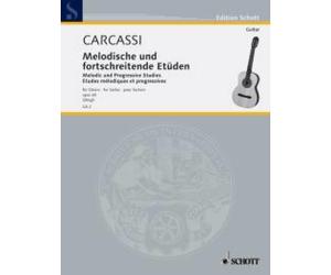 Melodic and Progressive Studies op. 60 guitar (easy - advanced) Carcassi Schott
