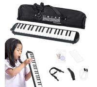 Melodica for Adults 32 Key Blow Keyboard Harmonium Air Piano | 2 Mouthpieces Portable Carrying Bag Included, Kids, Adults, Beginners, Students, Music Lovers, Musicians, Enthusiasts