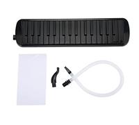Melodica Instrument Lightweight Portable Professional Mouth Melodica 32 Keys for Music Teaching Black
