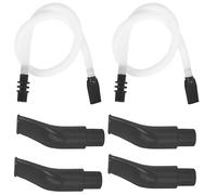 Melodica Mouthpieces Tube 2 Sets, 32/37 Key 59.5cm / 23.4in Long Flexible Plastic Melodica Pianica Tube Mouthpiece Replacement Parts Instrument Accessories