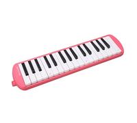 Melodica Music Education Instrument with 32 Keys, Compact and Practical Design, Elegant Appearance for Beginners and Music Enjoyment, Blue/Pink/Black (Pink)