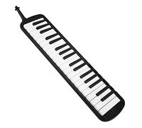 Melodica Piano, 37 Keys Portable Melodica Musical Education Instrument with Mouthpiece, Blowpipe and Carrying Bag(Green)