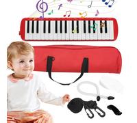 Melodica Set with 37 Keys, Melodica Musical Instrument with 37 Keys - Air Piano Keyboard Musical Instrument - Blow Keyboard Melodica Instrument, Portable Air Piano Keyboard Musical Instrument for
