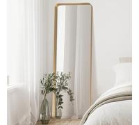 Melodieux Large Full Length Body Mirror for Wall 161x52 cm Gold Deep Frame Big Tall Long Mirror for Leaning Hanging for Hallway Bedroom Living Room