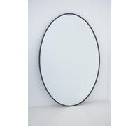 Melodieux Oval Wall Mirror, 61x91 cm Hanging Vanity Mirror for Bathroom, Living Room, and Hallway, Gold