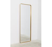 Melodieux Rectangular Wall Mirror for Bathroom Vanity, 60x90 cm Metal Frame, Decorative Mirror for Bedroom, Living Room, and Entryway, Mountable Horizontally or Vertically, Black