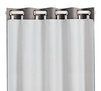 Melodieux Thermal Insulated Blackout Curtain Liner for 84 Inch Long Curtains, Off White, 50 by 80 Inch, 1 Panel, Rings Included