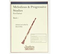 Melodious and Progressive Studies Book 1 for Clarinet (B448) - Clarinet Sheet Music Studies - Beg