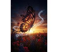 Melody 5000 Piece Jigsaw Puzzles for Adults, Colourful, Challenging & Brainteasing Adult puzzles 5000 Pieces Butterfly, Fun jigsaws for The Whole Family 61x41 inch