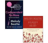 Melody Beattie Collection 2 Books Set (Codependent No More, Journey to the Heart)