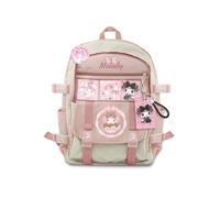 (Melody) Cinnamoroll Melody Kuromi Purin Backpack Large Capacity Schoolbag Kid Gift Girl