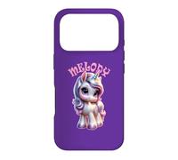 Melody Cute Unicorn Design for Girls Name Melody Case for iPhone 17 Pro