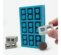 Melody Jane Breeze Block Mould 1:24 Half Inch Scale Dolls House Model Cinder Block Mold