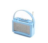 Melody Jane Dolls House 1960's Baby Blue Transistor Radio Miniature 1:12 Scale Accessory