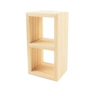 Melody Jane Dolls House 2 Cube Display Unit Modern Display Shelves Miniature