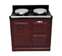 Melody Jane Dolls House 2 Oven Red Aga Stove Cooker Kitchen Miniature Furniture
