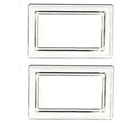 Melody Jane Dolls House 2 Plastic Trays Miniature Kitchen Shop Dining Accessory Large