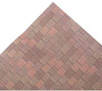 Melody Jane Dolls House Aged Red Roof Tile Sheet Miniature Print Exterior Wallpaper Long