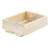 Melody Jane Dolls House Bare Wood Fruit Crate Box Empty Miniature Shop Kitchen Accessory