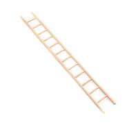 Melody Jane Dolls House Bare Wood Straight Step Ladder 13 Inches Miniature Garden Accessory