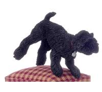Melody Jane Dolls House Black West Highland Terrier Leg Up Miniature Pet Dog