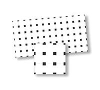 Melody Jane Dolls House Black & White Spanish Mosaic Floor Tile Sheet Miniature Flooring
