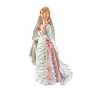 Melody Jane Dolls House Bride Lady in Wedding Dress Miniature Resin Woman 1:12 People